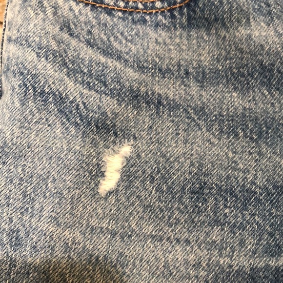 Levi’s Wedgie Jeans Size 24 Distressed Blue Denim High Waist - Picture 4 of 13